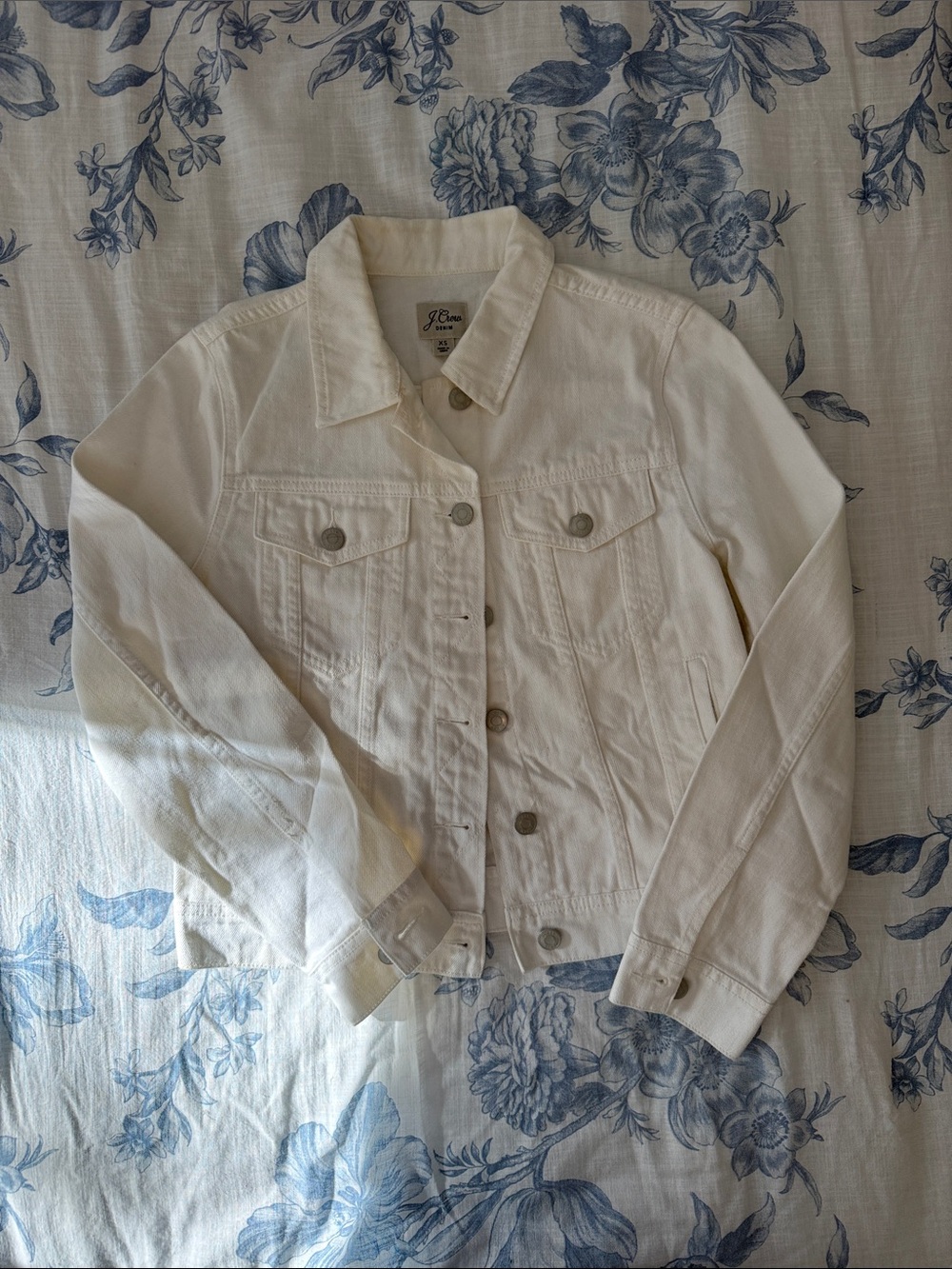 J. Crew Off-White Denim Jacket
